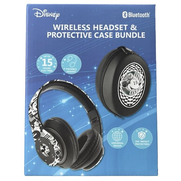 Disney Headphones Disney Mickey Mouse Wireless Headset Protective